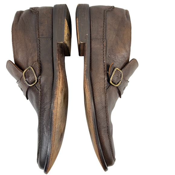 John Varvatos Leather Hand Made in Italy Ankle Slip On Loafer Shoes - Picture 4 of 16